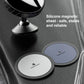 2pcs / Set Car Phone Holder Mount 40mm Round Silicone Magnet Guide Sheet