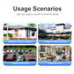 V380 Pro 2MP Dual Lens Panoramic Surveillance HD WiFi Camera