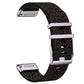 Quick Release Watch Connector Striped Nylon Watch Band, For Garmin 22mm