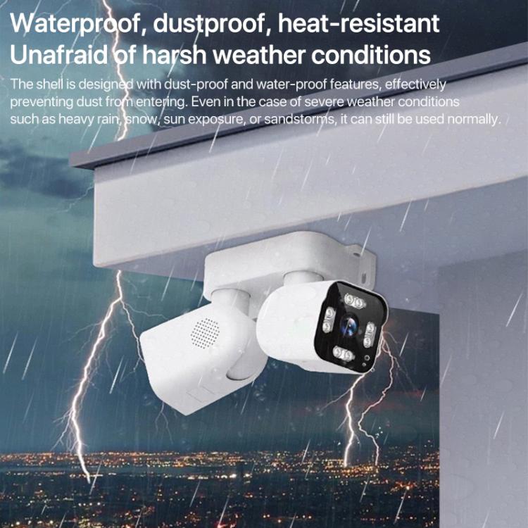 5MP Dual-Lens Dual-Pan Tilt Rotating WiFi Camera, EU Plug, US Plug