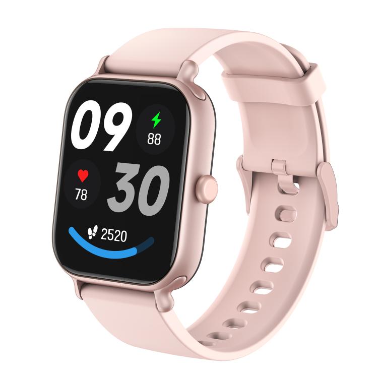 CX3 smartwatch with rose gold-tone case and pale pink strap