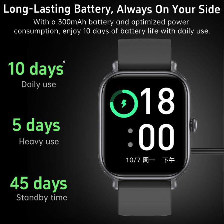 CX3 smart watch with a black strap and digital time display