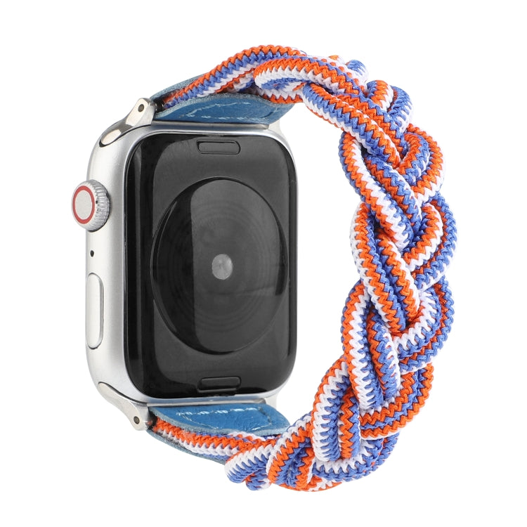 Elastic Woven Watchband For Apple Watch Series 6 & SE & 5 & 4 40mm / 3 & 2 & 1 38mm, 120mm, 130mm, 150mm, 160mm