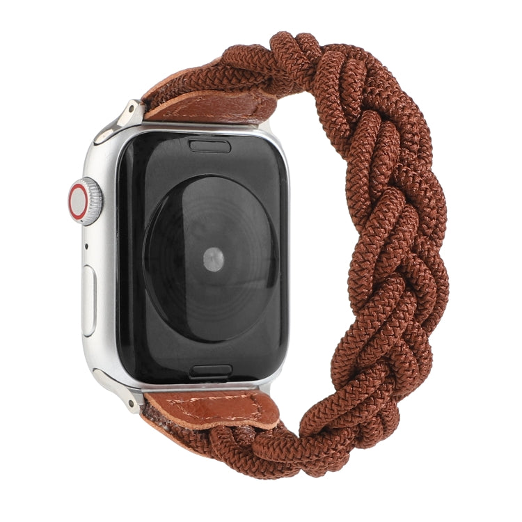 Elastic Woven Watchband For Apple Watch Series 6 & SE & 5 & 4 40mm / 3 & 2 & 1 38mm, 120mm, 130mm, 150mm, 160mm