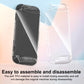 Transparent black and clear TPU protective cases for Nintendo Switch 2