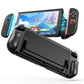 Transparent TPU protective case with front cover for Nintendo Switch 2, black