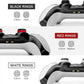 Aiming rings in black, red, and white shown on a game controller