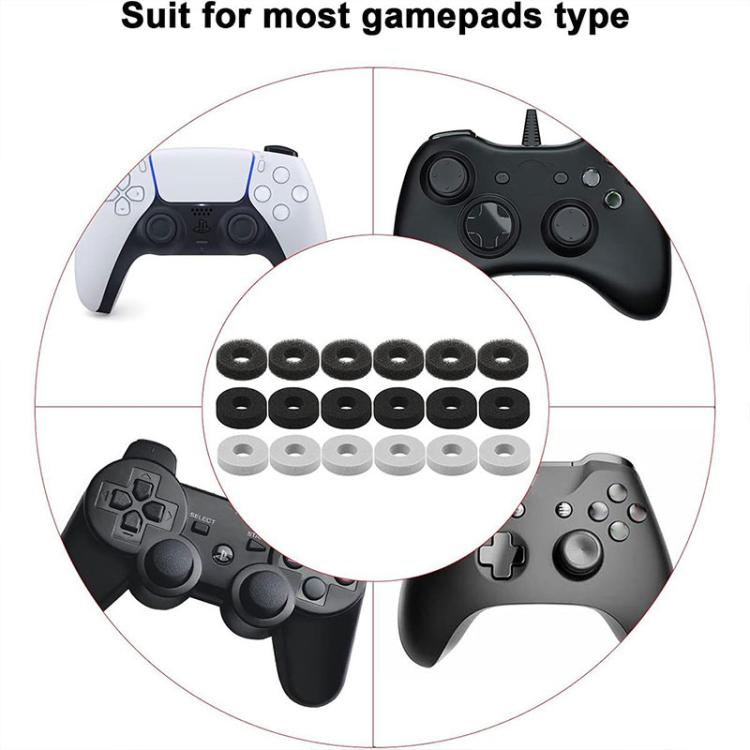 18 joystick damping rings shown for multiple gamepad thumbsticks