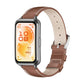 MIJOBS Top Grain Cowhide Watch Band, For Huawei Band 11 / Band 11 Pro