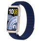 xDfind Woven Nylon Hook And Loop Fastener Metal Interface Watch Band, For Huawei Band 11 Pro / 11