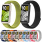 xDfind Woven Nylon Hook And Loop Fastener Metal Interface Watch Band, For Huawei Band 11 Pro / 11