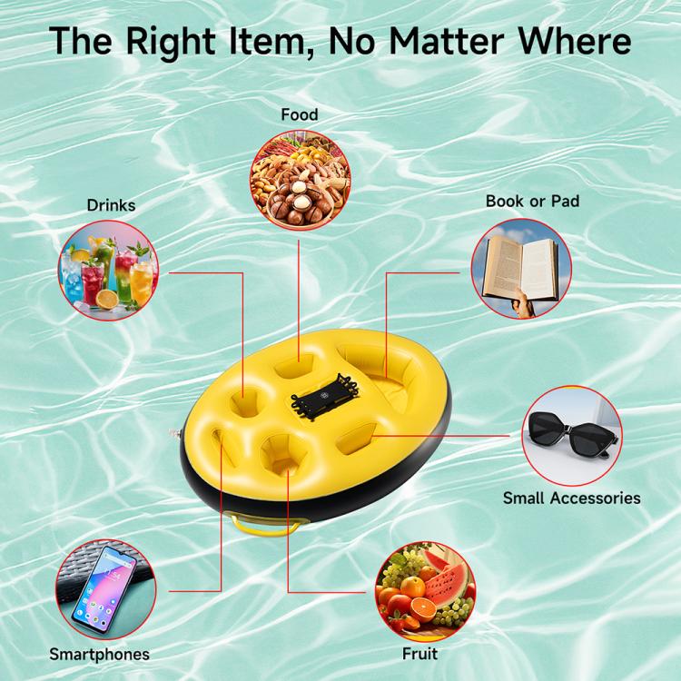 Ulefone UAN17 PVC Inflatable Floating Tray with Integrated Phone Holder