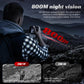 Infrared night vision monocular with top control panel and front lens
