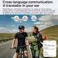 L805 Smart AI Cycling Glasses 8MP Stabilization Camera