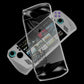 Clear TPU case for ASUS ROG Ally with screen-visible front opening and vent slots