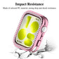 xDfind Single Row Diamond Hollow PC Watch Case, For Huawei Watch Fit 5 Pro, For Huawei Watch Fit 5