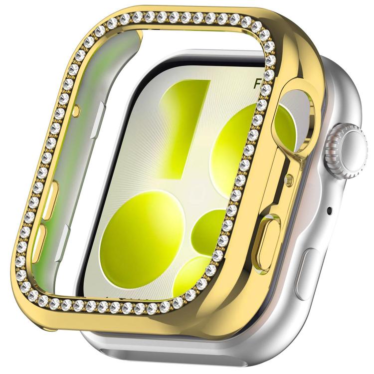 xDfind Single Row Diamond Hollow PC Watch Case, For Huawei Watch Fit 5 Pro, For Huawei Watch Fit 5