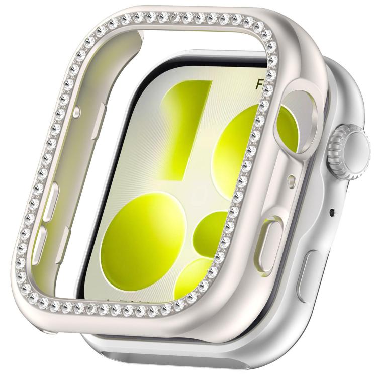 xDfind Single Row Diamond Hollow PC Watch Case, For Huawei Watch Fit 5 Pro, For Huawei Watch Fit 5