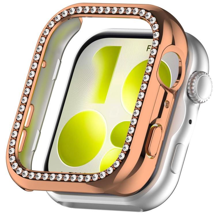 xDfind Single Row Diamond Hollow PC Watch Case, For Huawei Watch Fit 5 Pro, For Huawei Watch Fit 5