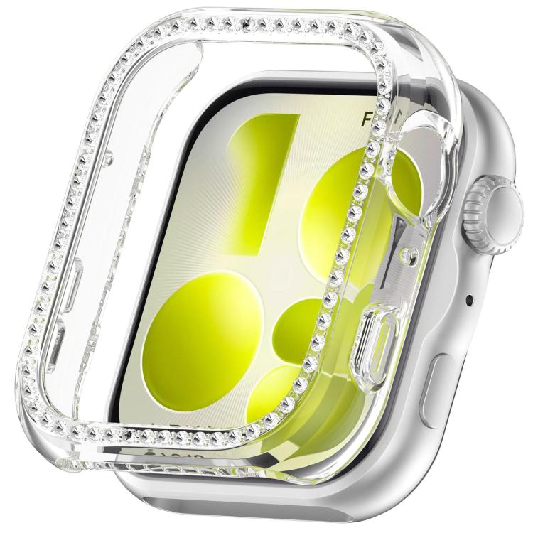 xDfind Single Row Diamond Hollow PC Watch Case, For Huawei Watch Fit 5 Pro, For Huawei Watch Fit 5
