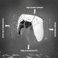 Clear transparent PC PS5 controller case, thin protective shell with openings