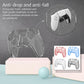Clear crystal PS5 controller case, shock-resistant style cover for buttons and sticks
