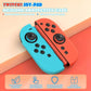 Silicone protective Joy-Con case set for left and right Joy-Cons in blue and red