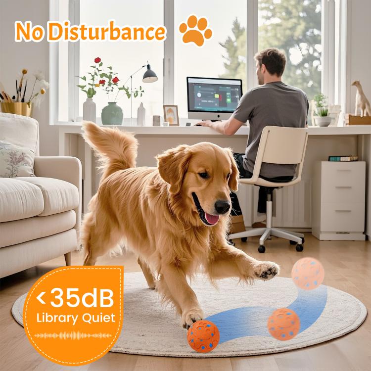 O15 Smart Automatic Pet Toy Ball Dog Training, Diameter 80mm