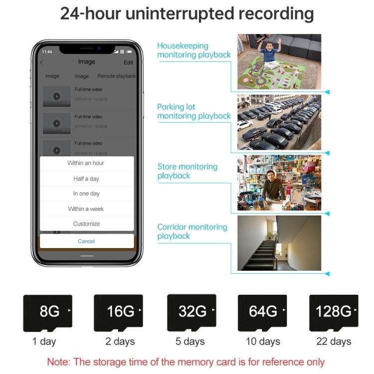 B01 Home HD Smart WiFi Camera, Supports Night Vision and Motion Detection, B01