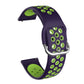 For Samsung Galaxy Watch Active2 44mm Two-color Silicone Replacement Strap Watchband