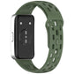 Honeycomb Hole Breathable TPU Watch Band, For Huawei Band 10 / 9 / 8