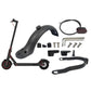 Electric scooter rear fender with tail light and mounting hardware set