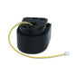 LED headlight for Xiaomi Mijia M365, black cylindrical housing with lens opening and cable