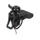 Black scooter bell brake lever with mounting bracket and cable