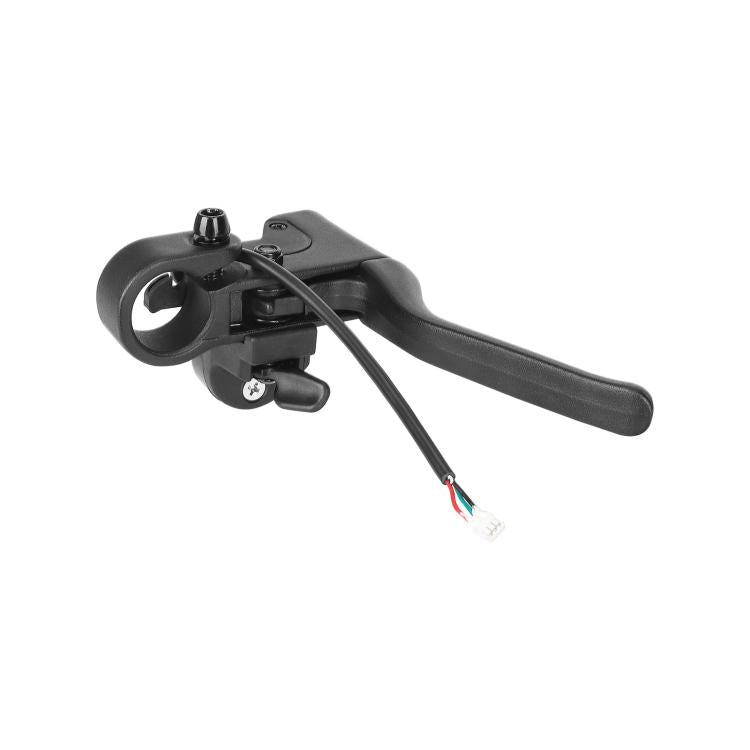 Black side bell brake handle with lever and attached wire connector