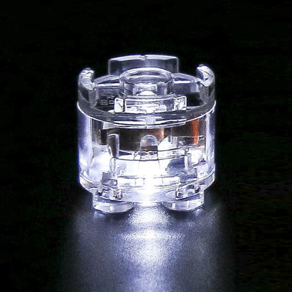 2x2 round LED building block light with white continuous glow