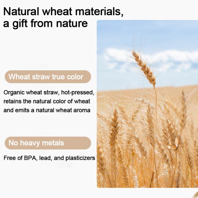 Wheat straw material graphic with golden wheat stalks