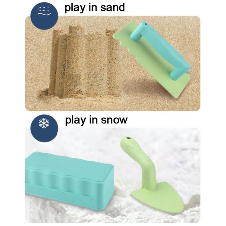Children’s beach mold shovels with sand and snow play icons