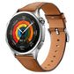 Press Button Leather Watch Band, 22mm