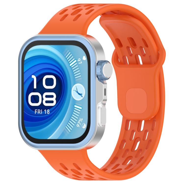 Honeycomb Hole Breathable TPU Watch Band, For Huawei Watch Fit5 / Fit5 Pro / Fit4