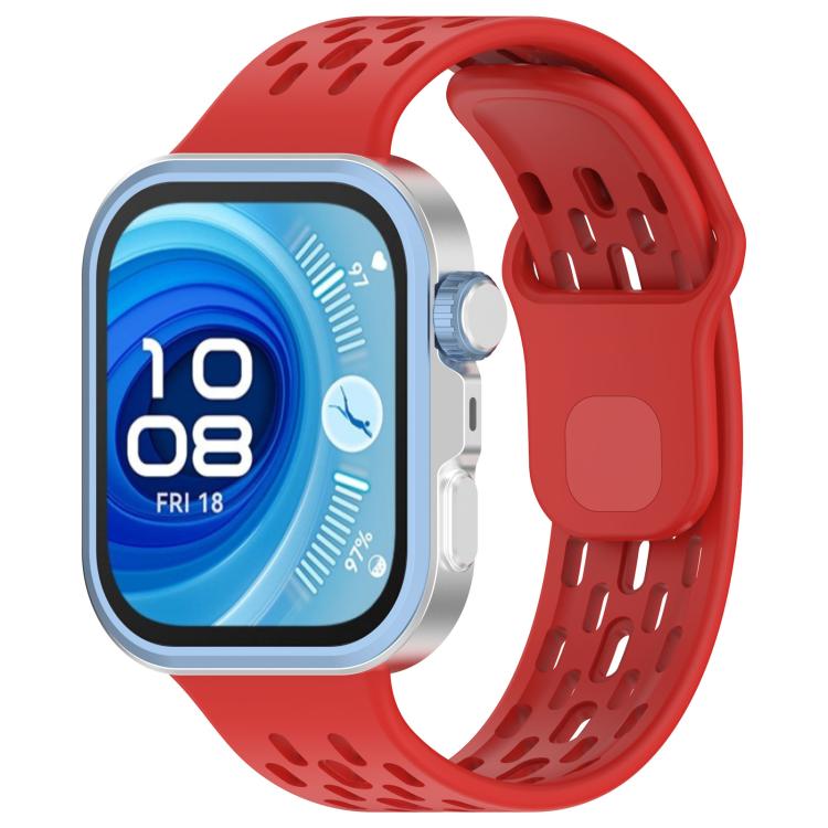 Honeycomb Hole Breathable TPU Watch Band, For Huawei Watch Fit5 / Fit5 Pro / Fit4