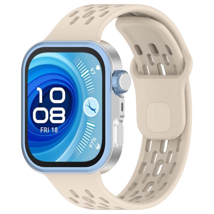 Honeycomb Hole Breathable TPU Watch Band, For Huawei Watch Fit5 / Fit5 Pro / Fit4