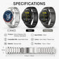 Thin H-Shape Folding Clasp Quick Release Stainless Steel Watch Band, 22mm