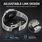 Thin H-Shape Folding Clasp Quick Release Stainless Steel Watch Band, 22mm