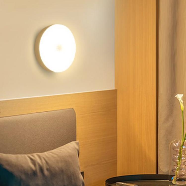 Button Switch Sensorless LED Night Light Bedside Lamp, Sensorless
