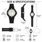 SANDA 6386 Simple 5ATM Waterproof Luminous Children Watch