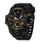 SANDA 9094 Multifunctional Sports 5ATM Waterproof Luminous Electronic Watch