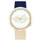 SANDA 3202 Slim Silent 3ATM Waterproof Student Watch with Nylon Strap