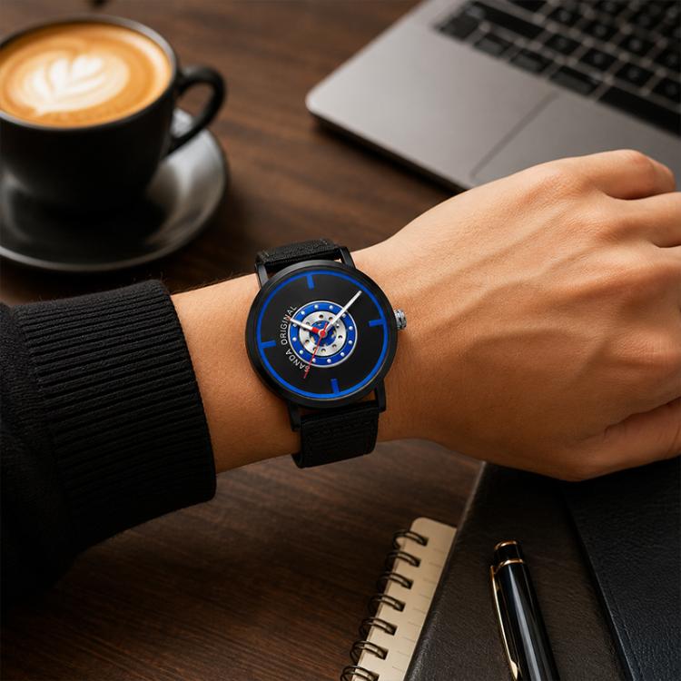 SANDA 3217 Preppy Style 5ATM Waterproof Student Watch with Nylon Strap
