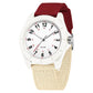 SANDA 6232 Simple 5ATM Waterproof Luminous Watch with Nylon Strap
